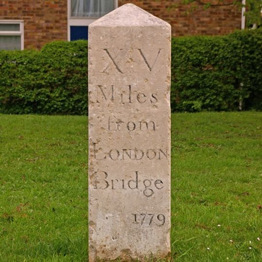 Milestone At Corner Of Dalton Close And Tubbenden Lane