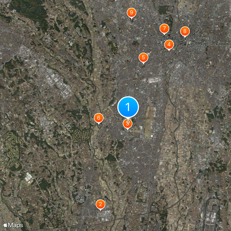 Kanseki Stadium Tochigi Map