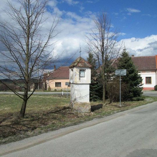 Boží muka západně od Bzí