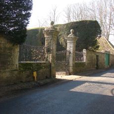 Gatepiers, Walls, Gates And Railings To Forecourt Of Manor House