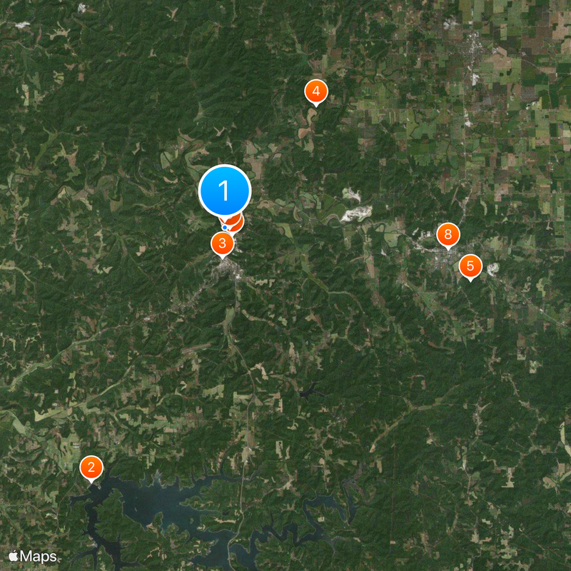West Baden Springs Hotel Mappa