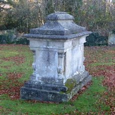 Ann Hooper monument in the churchyard approximately 20 metres south west of Church of St John the Baptist