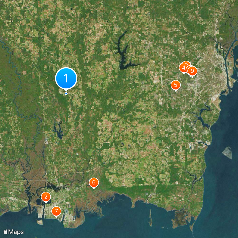 West Florida Harita