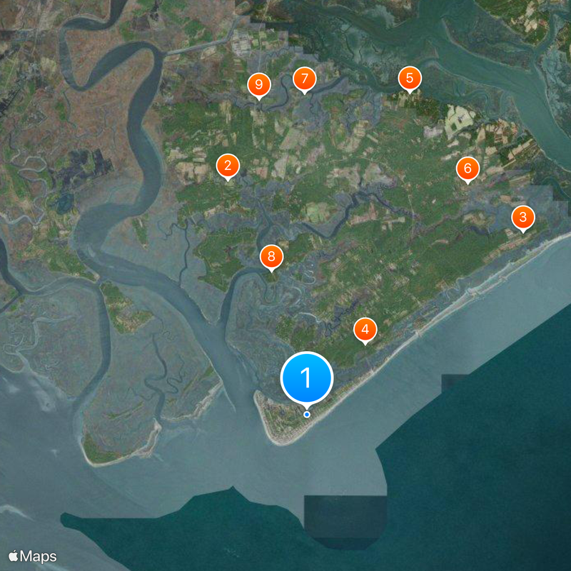 Edisto Beach Map