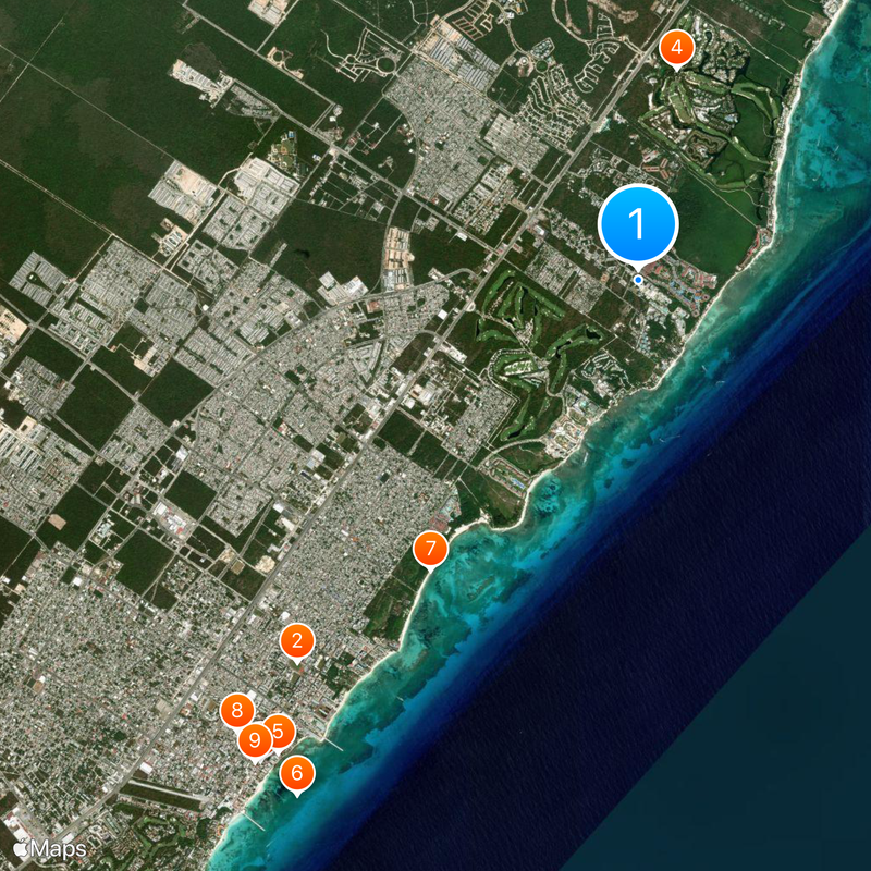 Ocean Riviera Paradise Map