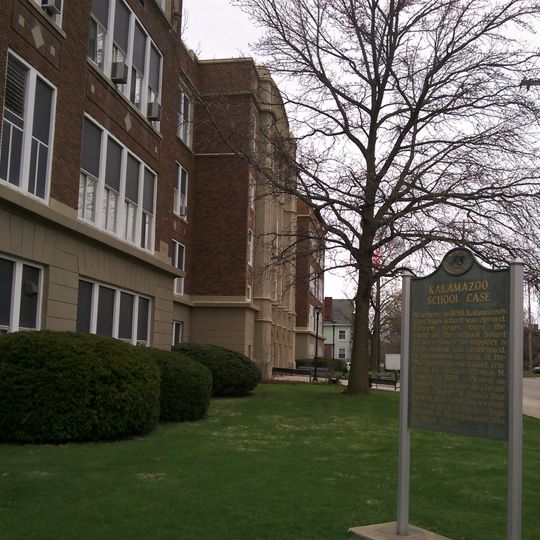 Kalamazoo School Case Historical Marker
