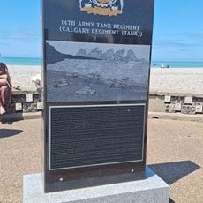 Canadian 14th Army Tank Regiment Dieppe Memorial