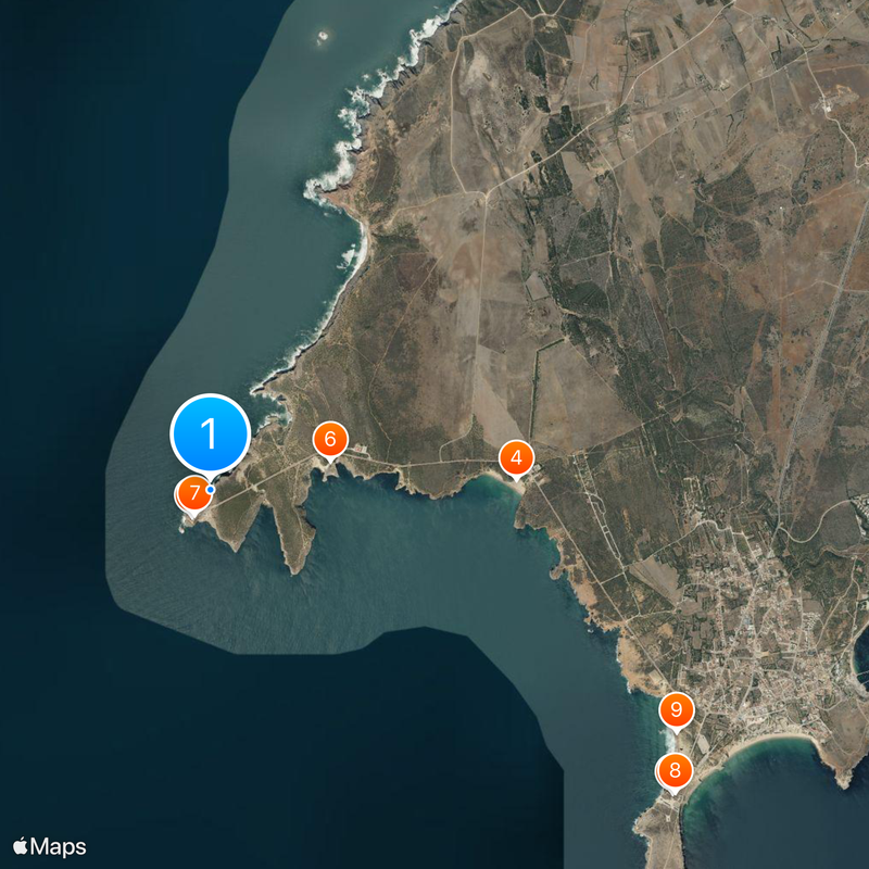 Cape St. Vincent Map