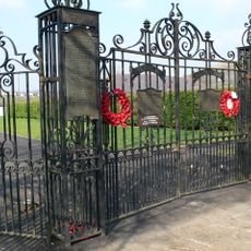 War Memorial Gates, Lon Las (N Side)