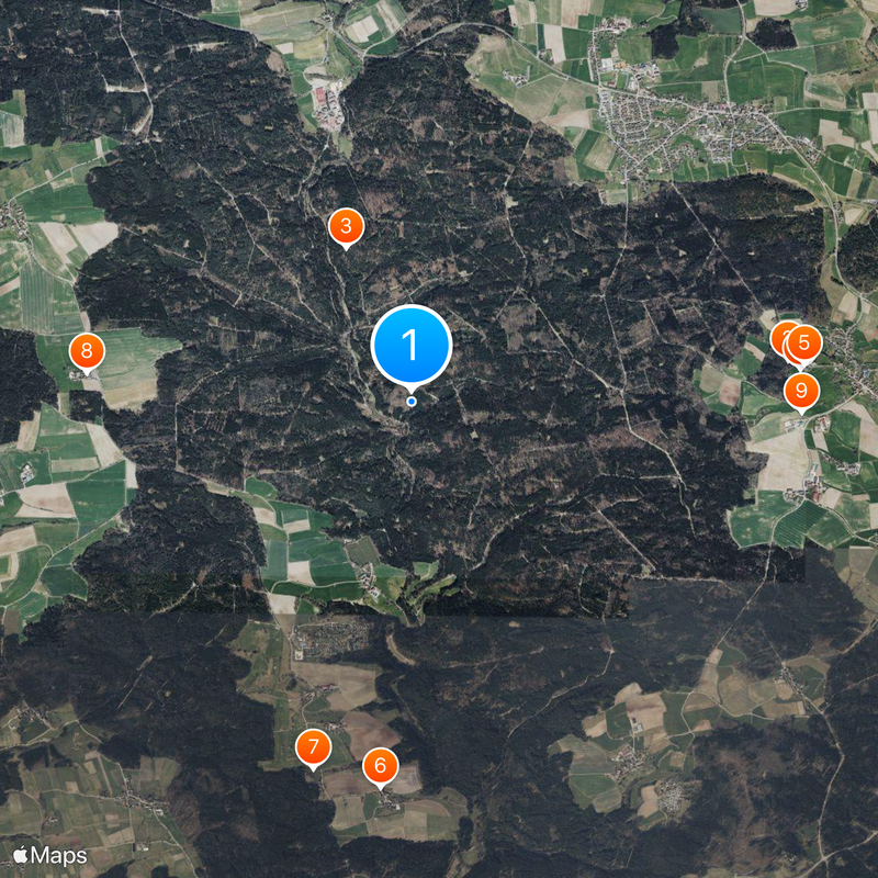 Southern Germany Map