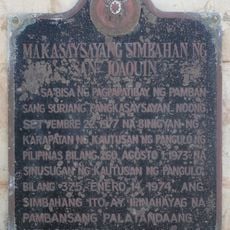Historic Church of San Joaquin historical marker