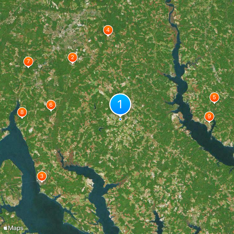 Southern Maryland Map