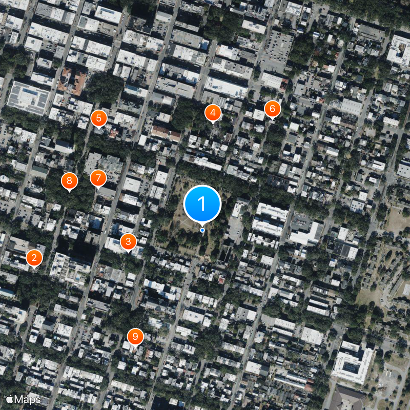 Squares of Savannah Map