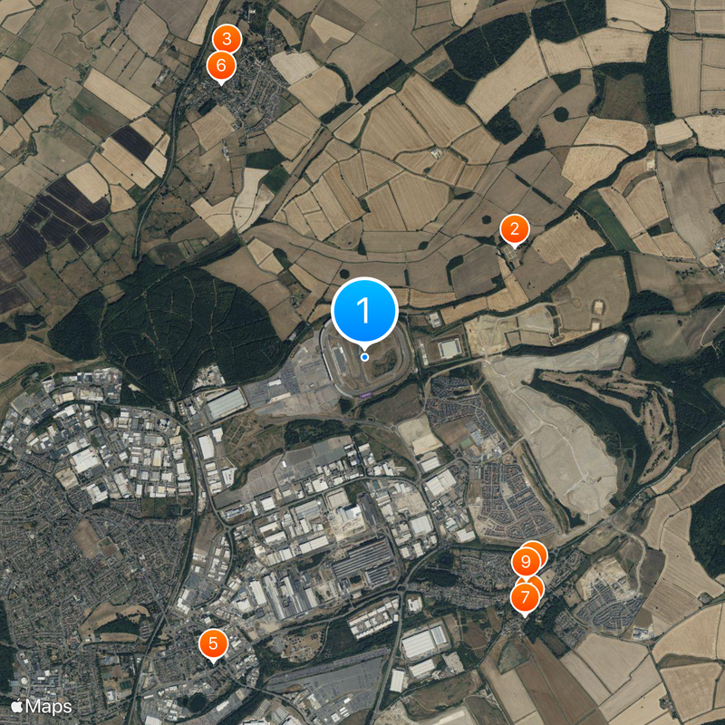 Rockingham Motor Speedway Map