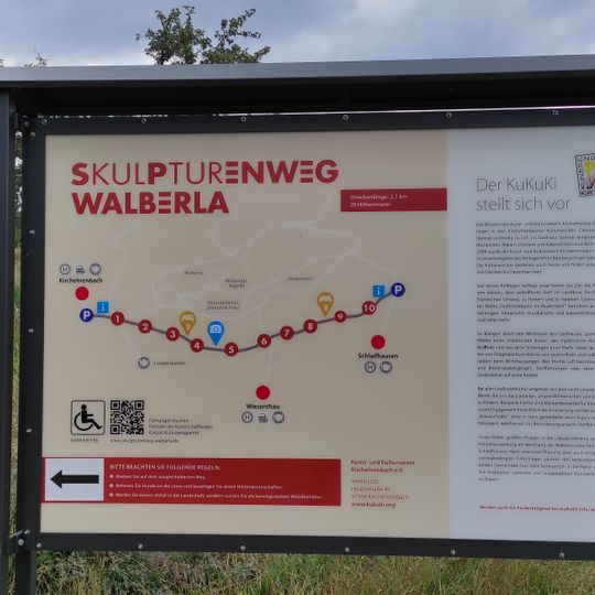 Sculpture walk Walberla