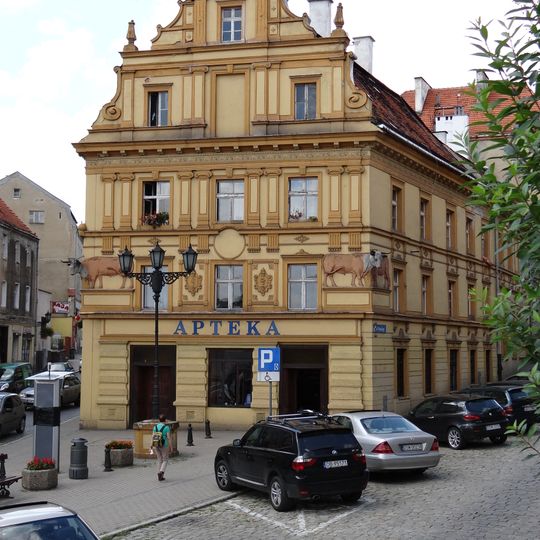 House under the bulls in Świdnica