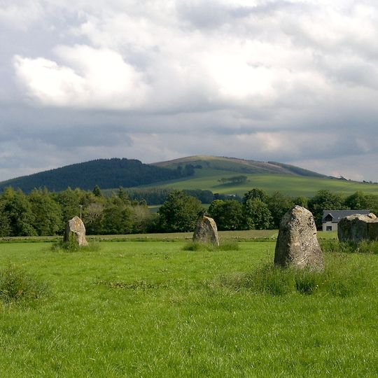 Rothiemay Castle,stone circle,400m NNW of
