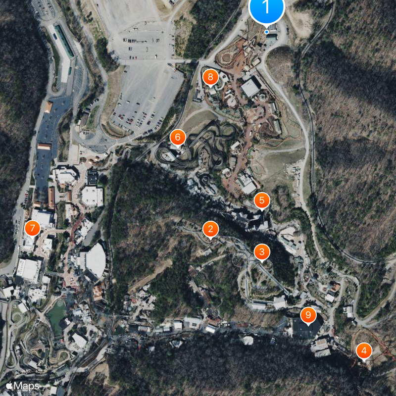 Big Bear Mountain Karte