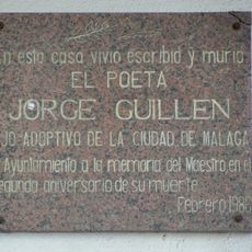 Placa a Jorge Guillén