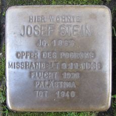 Stolperstein dedicated to Josef Stein
