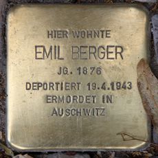 Stolperstein en memoria de Emil Berger