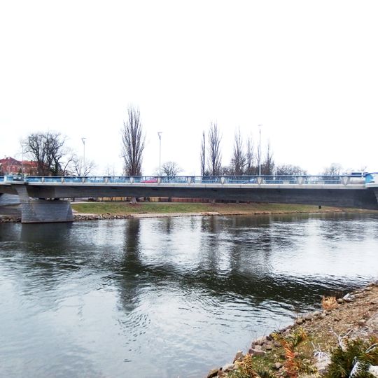 Most Generála Lišky - úsek přes hlavní tok Labe