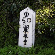 Milepost, Whitesmith, opp. Milestone House