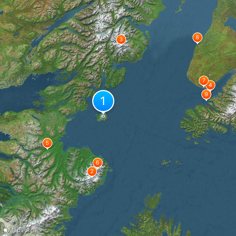 Augustine Volcano Mapa