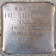 Stolperstein en memoria de Paul Sternberg