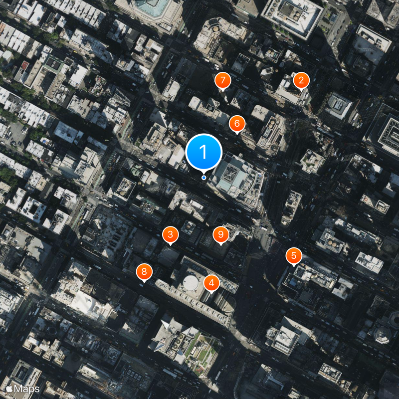 Ethel Barrymore Theatre Map