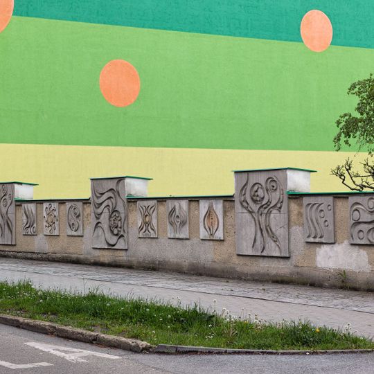 Dekorativní betonová zídka