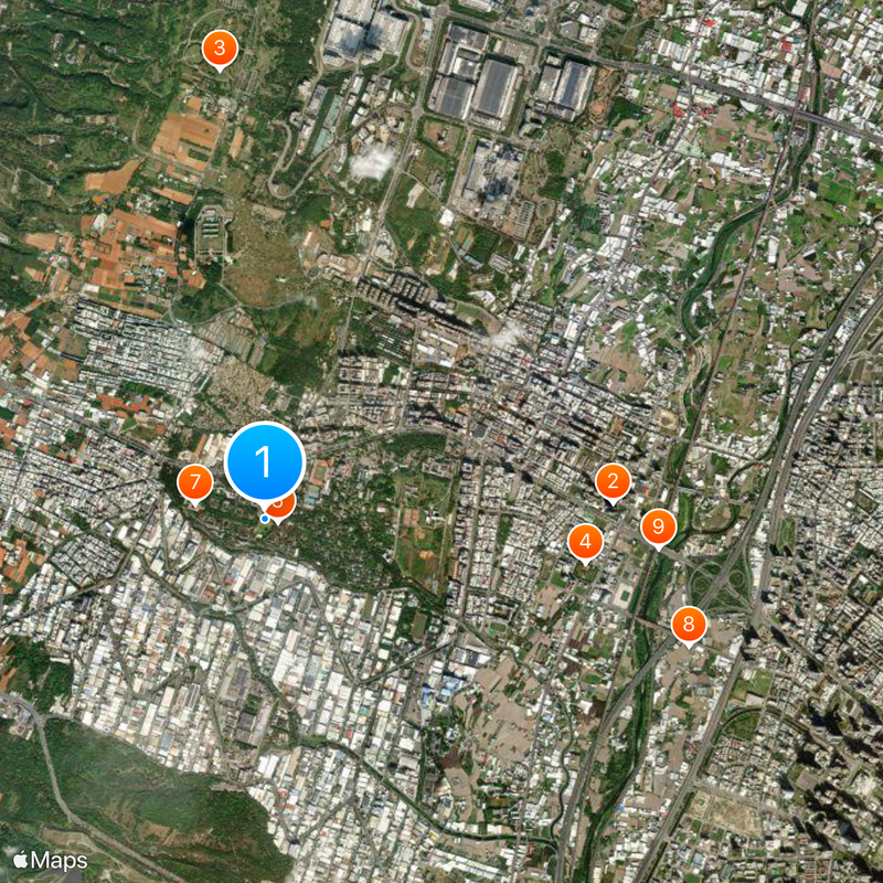 Capilla Conmemorativa Luce Mapa