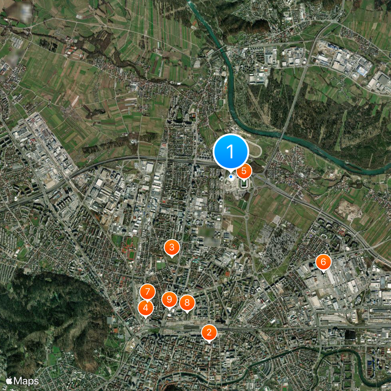 Stožice Stadium Map