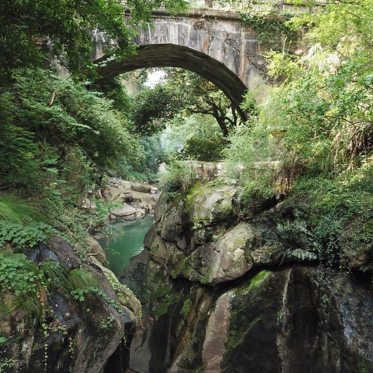 Pont arqué du jardin Moling Guanyin