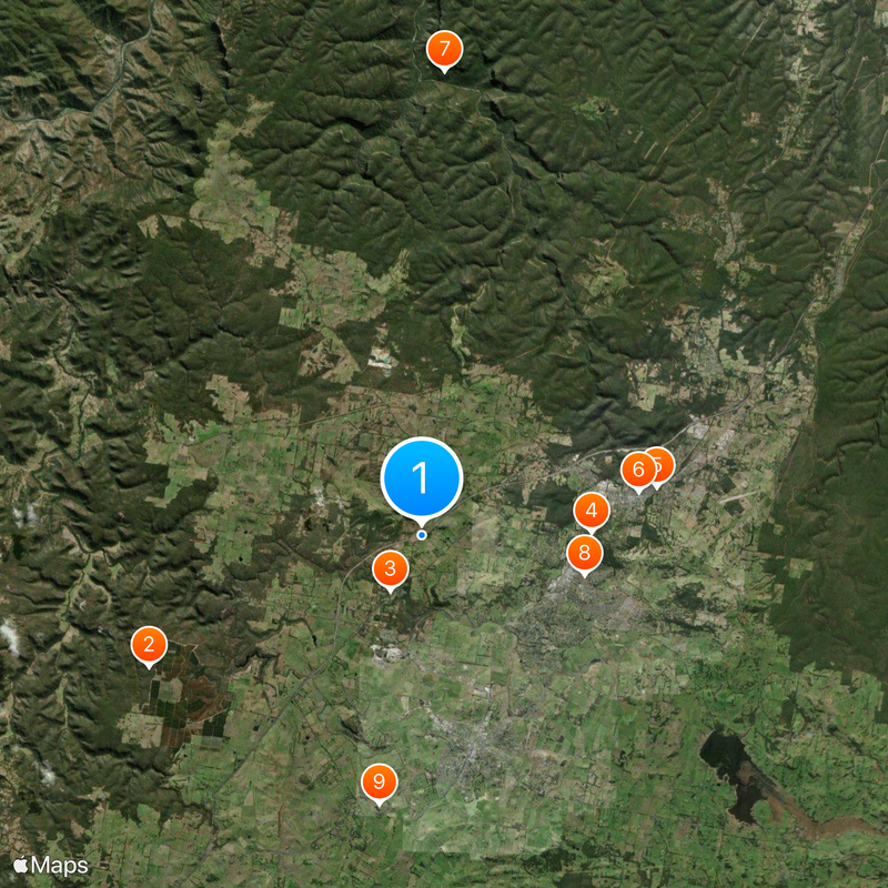 Hume Highway Map