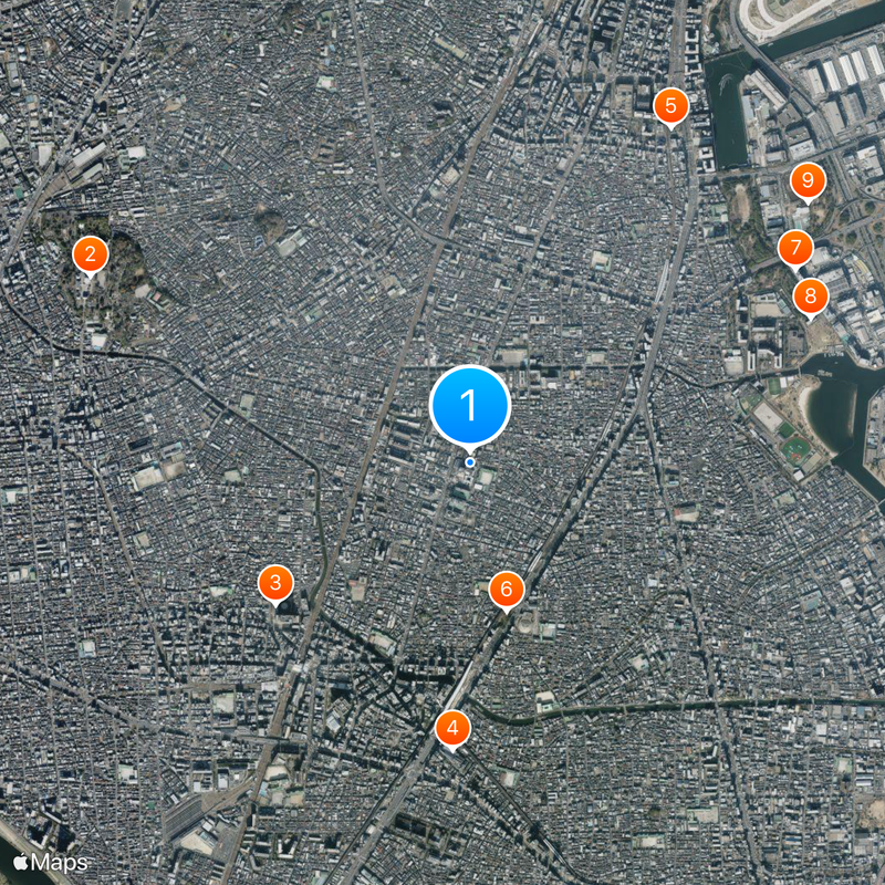 Toho University Map