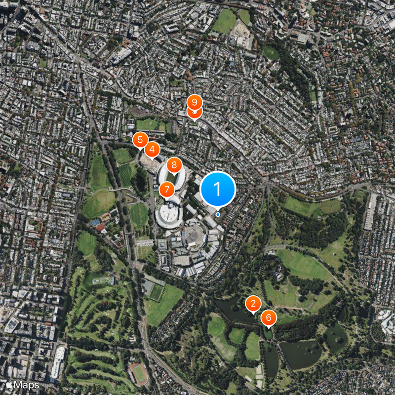 Disney Studios Australia Map