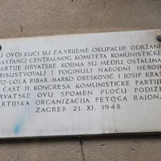 Commemorative plaque
