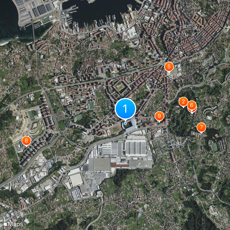 Abanca Balaídos Stadium Map