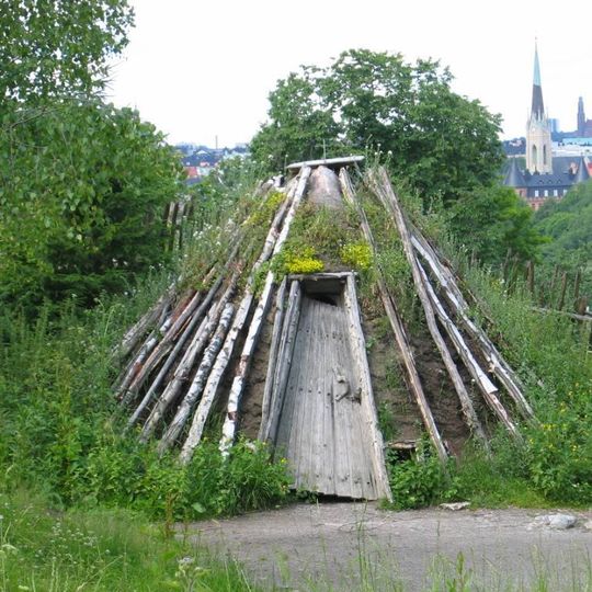 Torvkåtan, Saemien sïjte, Skansen