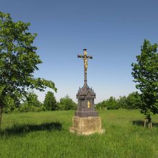 Kříž u Nezamyslic u přejezdu nad dálnicí