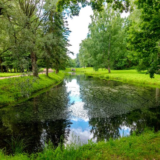 Botanic pond in Pavlovsk park