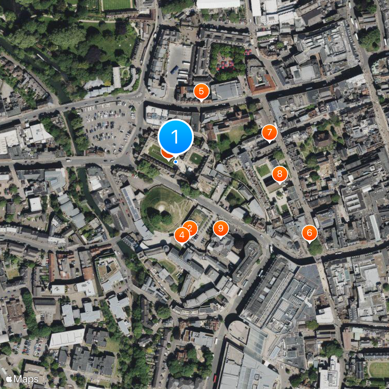 Nuffield College Map