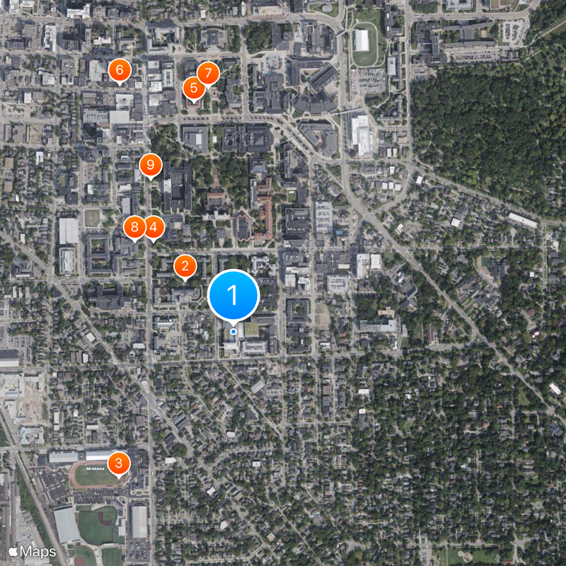 Ross School of Business Map