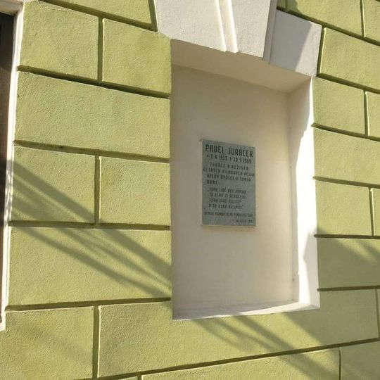 Pamětní deska Pavla Juráčka