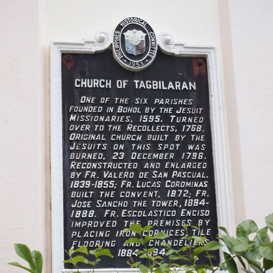 Church of Tagbilaran historical marker