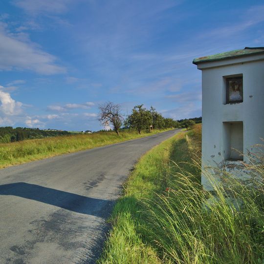 Boží muka u Veselíčka na rozcestí