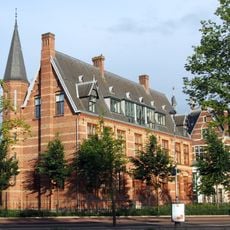 Drawing school building