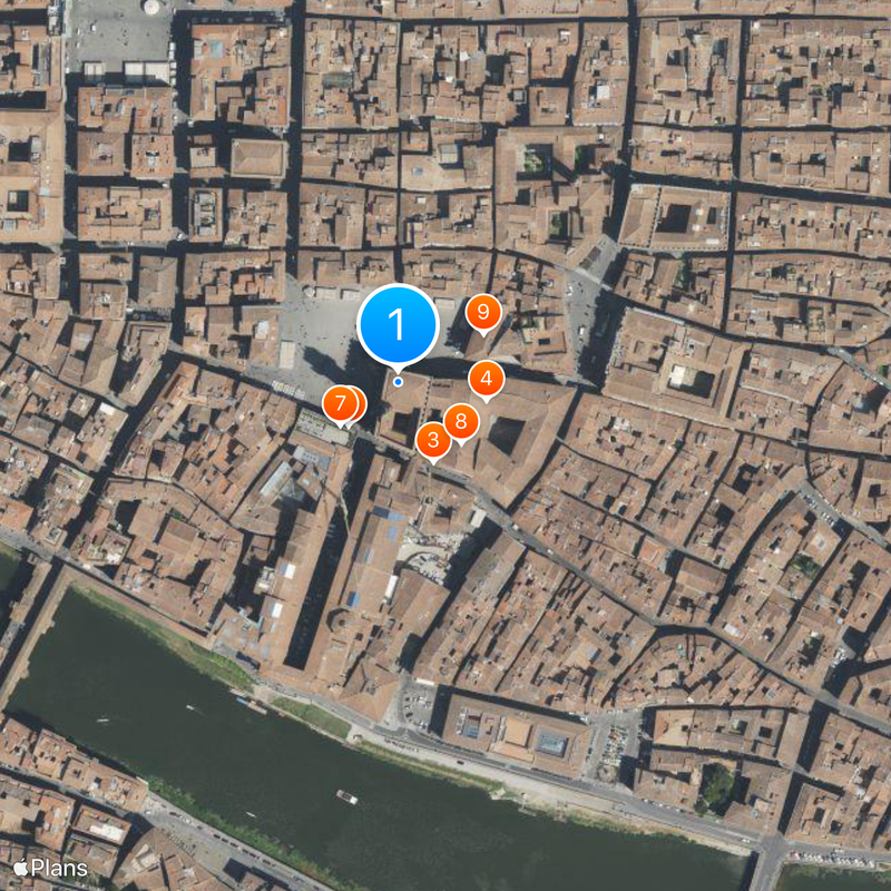 Palazzo Vecchio Mapa