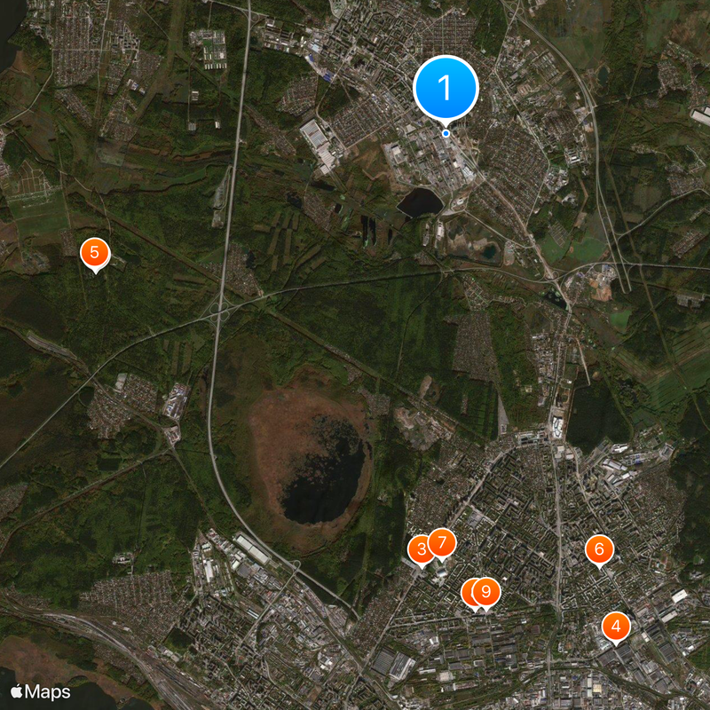 UMMC Museum of Military and Automotive Equipment Map